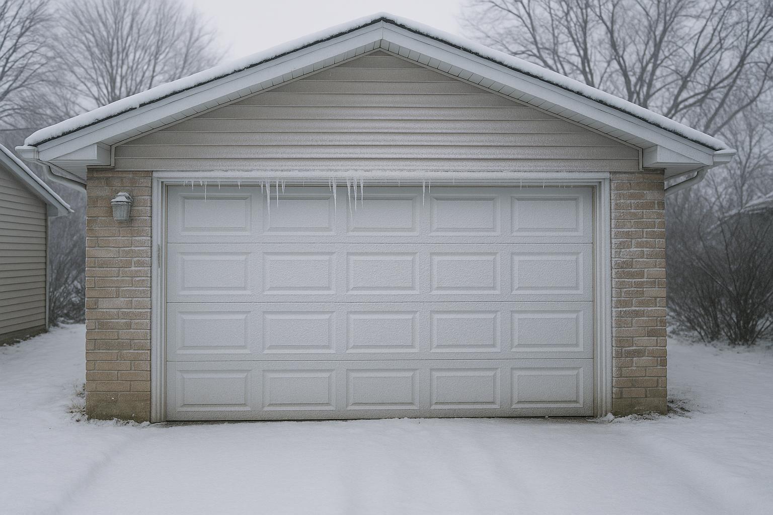 What to Do When Your Garage Door Won't Open in Winter